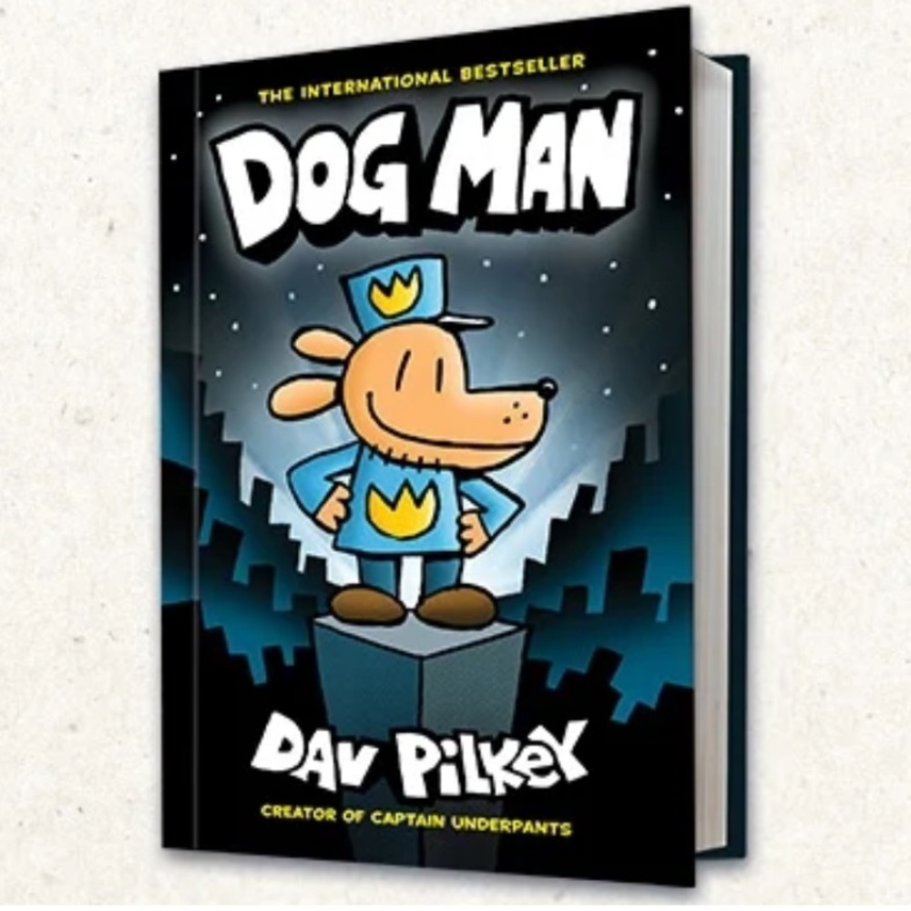 Dog Man: A Graphic Novel, Hardcover Book, Children’s Book series